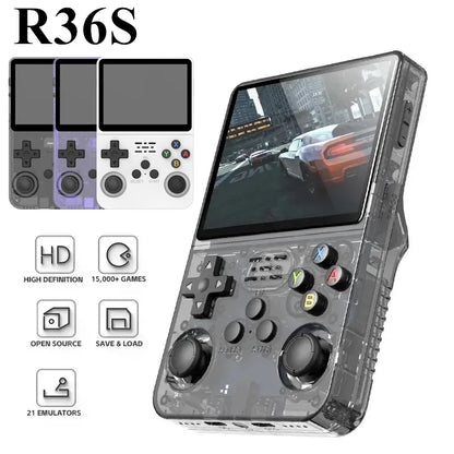 R36S Retro Video Game Console 64GB/128GB