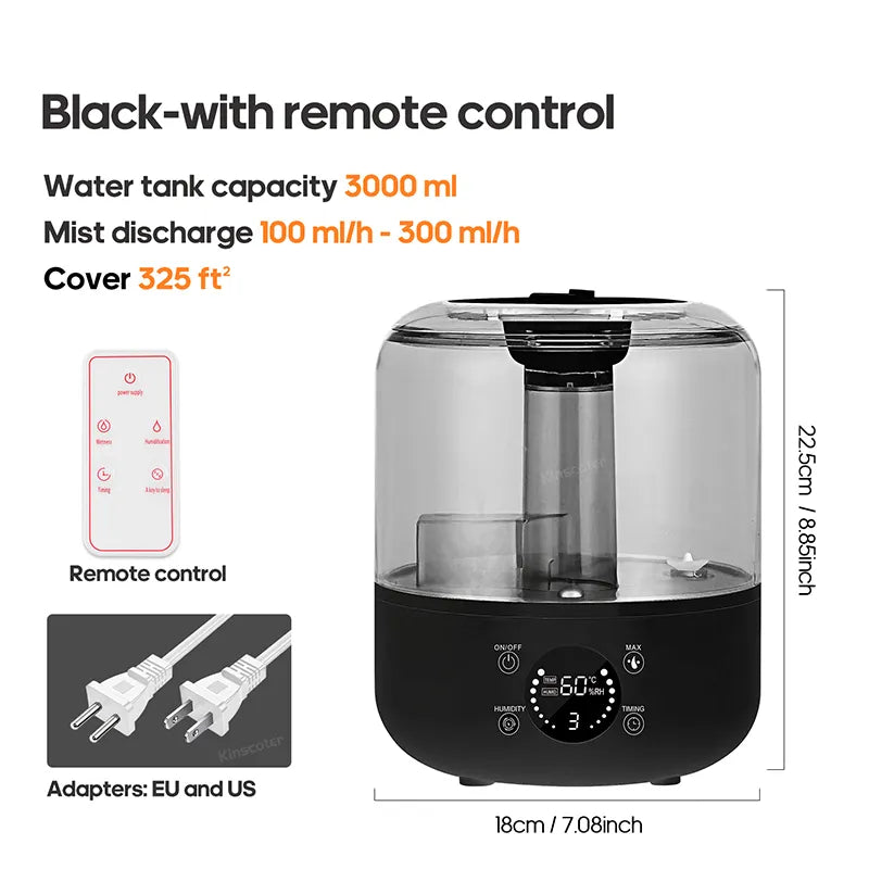 Kinscoter Professional Air Humidifier - Ledexor