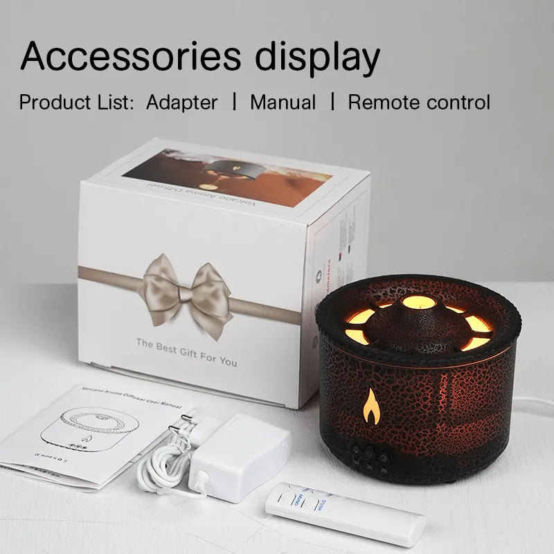 Kinscoter Volcanic Flame Aroma Diffuser - Ledexor