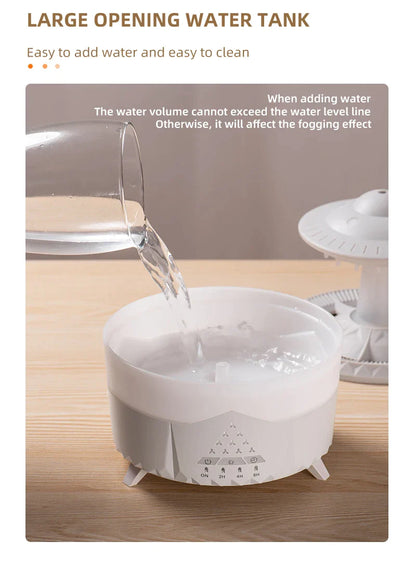 Raindrop Aromatherapy Humidifier - Ledexor