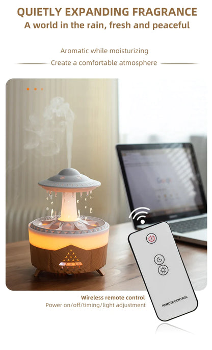 Raindrop Aromatherapy Humidifier - Ledexor