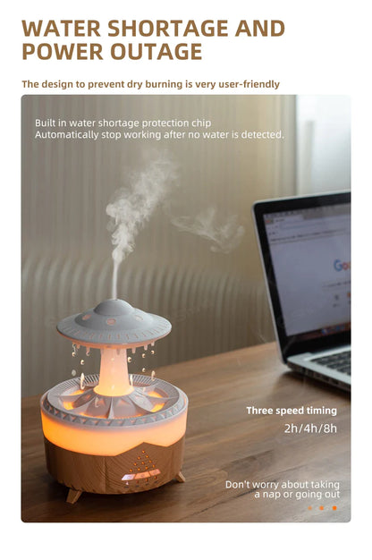 Raindrop Aromatherapy Humidifier - Ledexor